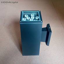 black/gray square outdoor wall lamp 12w 10w porch lights 90*90*H260mm 30% off 2024 - buy cheap