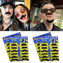 Halloween Cosplay Fake Mustache Funny Moustache Party Decor Costume Fake Beard Whisker Artificial Moustache Props For Kids 2024 - buy cheap