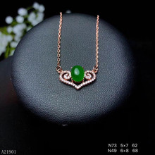 KJJEAXCMY boutique jewels 925 con incrustaciones de plata gema Natural y jaspe Hotan colgante collar soporte de detección 2024 - compra barato