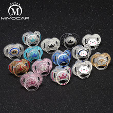 MIYOCAR 12 colors  bling crystal rhinestone Baby Pacifier/ Nipples /Dummy /cocka /chupeta &pacifier unique gift 2024 - buy cheap