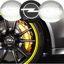 FDIK 4 шт. 56,5 мм логотип Opel алюминиевая Эмблема для автомобиля наклейка на центр ступицы обод значок колеса аксессуары для стайлинга автомобиля 2024 - купить недорого