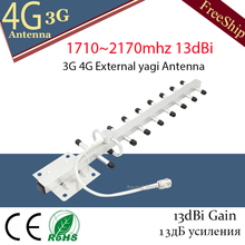 13dBi 3G 4G внешняя антенна yagi антенна 1710-2170 DCS GSM 2G 1800 МГц 2100 наружная антенна для GSM DCS WCDMA повторитель сигнала для сотового телефона 2024 - купить недорого