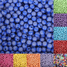 100pcs/lot 8mm Colorful Dots Print Round Acrylic Beads Loose Spacer Beads For Jewelry Making DIY Bracelet Necklace 2024 - buy cheap