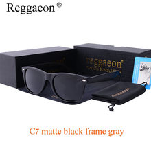 Reggaeon-gafas de sol polarizadas para hombre y mujer, lentes de sol con montura polarizada, UV400, de marca de calidad, a la moda, 2020 2024 - compra barato