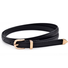 1 Pc 2017 New Fashion Simple Candy Color Patent Leather Thin Belt Women Girl Kids  Metal Buckle Thin Casual Decorative Waistband 2024 - buy cheap