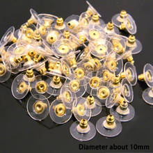 50pcs/bag!!! Earring Durable Film Ear Plug Colors Gold Silver Color Charming Jewelry Accessories 2024 - buy cheap