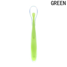 Baby Soft Silicone Feeding Spoon Baby Spoon Tableware 5 Colors 2024 - buy cheap