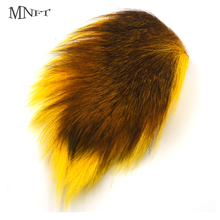 MNFT-Material de atado de moscas de cola de ciervo teñido del Norte, opciones de Color Natural, amarillo, verde, azul y negro 2024 - compra barato