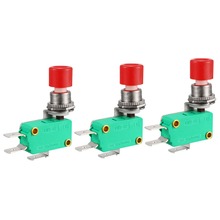 UXCELL 3PCS 16A 125/250VAC Switches SPDT NO NC 3-Terminals Snap Push Button Type Micro Limit Action Switch Accessories Supplies 2024 - buy cheap