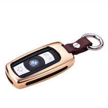 Aluminum Alloy Car key case cover key shell For BMW 1 3 5 6 7 SERIES X1 X5 X6 E90 E92 E93 Smart Auto Remote Controller Holder 2024 - buy cheap