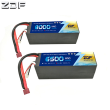 ZDF-batería Lipo de 4s para coche de control remoto, carcasa dura de 14,8 V, 6500mah, 80C, 8000mah, 100C, MAX, 160C, 200C, 1:8, 1:10, Buggy E, Truggy, Traxxas 2024 - compra barato