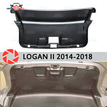 Trim on the trunk lid for Renault Logan 2014-2018 accessories protective cover guard rear door decor protection car styling 2024 - buy cheap