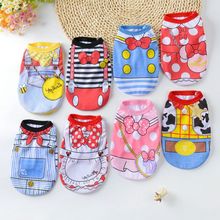 Pet Cartoon 3d T Shirt Products 2018 Pure  Soft Summer Vest Dog Clothes Clothing For Cat roupa Para Cachorro Hot Sale E 2024 - buy cheap