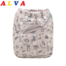 New Arrival!  Alvababy Cloth Diapers Baby Environmental friendly Reusable Nappies 2024 - buy cheap