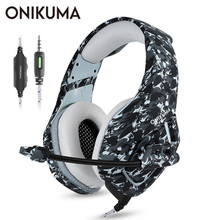 ONIKUMA K1 Casque Camouflage PS4 Headset with Mic Stereo Gaming Headphones for Cell Phone New Xbox One Laptop PC 2024 - buy cheap