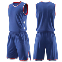 USA Men kids throwback basketball training jersey set College Basketball Sports clothing Custom Basketball Uniform Sets shorts 2024 - buy cheap