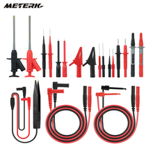 Meterk MK29 Electronic Test Lead Kits For Digital Multimeter tester with Alligator Clips Replaceable Probes Tips Accessories Set 2024 - buy cheap