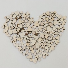 200pcs DIY Wooden Heart Handmade Craft Card Making Scrapbooking DIY Wall Party Wedding Decoration Mix 6mm /8mm /10mm /12mm 2024 - buy cheap