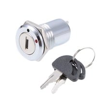 UXCELL-Interruptor de botón eléctrico S1601, bloqueo de llave sin apagado, para tareas de bloqueo Simple y conmutación, 16mm, 2 posiciones, 1 unidad 2024 - compra barato