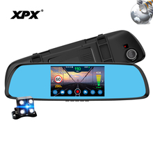 XPX G616-STR видеорегистратор Автомобильный видеорегистратор 3 в 1 GPS радар dvr камера заднего вида Автомобильный видеорегистратор зеркальная камера автомобильный Full HD 1080P Автомобильная камера Запись 2024 - купить недорого