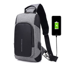 Fashion chest pack version multi-function USB charging nylon leisure travelbest Shoulder Bags stylish waterproof bag student 2024 - buy cheap