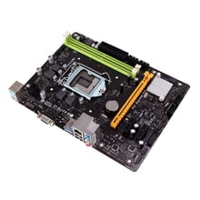 Материнская плата BIOSTAR H110MLC 1151 H110 б/у DDR4 Micro ATX, материнская плата для настольного компьютера с поддержкой G4560 I3-7100 SATA3 PCI-E 3,0 2024 - купить недорого