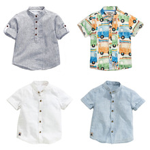 New 2021 Brand Summer 100% Cotton Baby Boys Clothing Toddler Children Kids Clothes Tees T-Shirt Short Sleeve t Shirt Boys Blouse 2024 - buy cheap