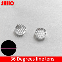 High quality wave shape laser marking lens diameter 8mm angle 36 degrees line lens plastic lenses optical lens manufacturer 2024 - buy cheap