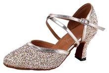 Women High-heel Glitter Lady Latin Dance Shoes Women's Ballroom Tango salsa Tap Latin Dancing shoes For Ladies Sequins Latin Sho 2024 - buy cheap