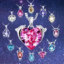 New Fashion Jewelery Wedding Twelve Constellation Logo Necklace Pendant Crystal fromSwarovskis Crystal Girl Woman Birthday Gift 2024 - buy cheap
