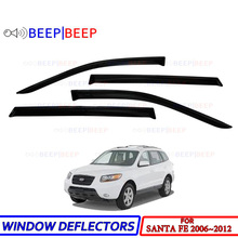 Car window deflectors for Hyundai Santa Fe 2006~2012 car wind deflector guard rain vent sun visor cover styling accessories 2024 - buy cheap
