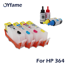 OYfame 4 Color For HP364 Cartridge 364 Refilled Ink Cartridges With ARC Chip+Dye Ink For HP For Epson For Cannon Inkjet Printer 2024 - buy cheap