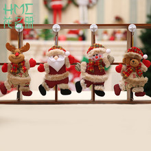 1pcs Merry christmas ornaments Santa Claus Snowman Doll Hang Decorations For Tree christmas Gift Toy home Decoration 2024 - buy cheap