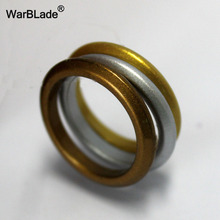 Lote de 10 anillos de silicona hipoalergénicos para mujer, sortija para Dedo de 3mm, tamaño 4-8, Flexible, Rock, Punk, Color dorado y plateado 2024 - compra barato