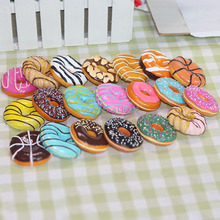 Donuts Doughnut Shaped Fridge Magnets Simulation Food Refrigerator Magnetic Stickers Wholesale 2024 - buy cheap