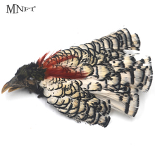 MNFT Lady Amherst Head фазан лосось муха завязывание перьев цвет белый и черный 2024 - купить недорого