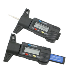 Medidor de profundidad del dibujo del neumático del coche, medidor Digital de 0-25mm, herramienta de medición, sistema de monitoreo TPMS 2024 - compra barato