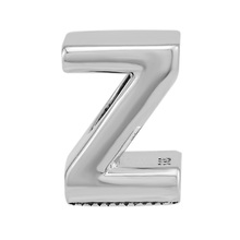 100% 925 Sterling Silver Letter Z Alphabet Charms Fit Pandora Bracelets Argent Beads for Jewelry Making Kralen Wholesale 2024 - buy cheap