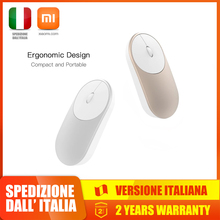 Original xiaomi mi mouse sem fio portátil mouses de jogo alumínio 2.4ghz wifi bluetooth 4.0 controle conectar 2024 - compre barato