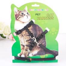 Coleira ajustável de nylon com corda, acessórios de tração automática para animais de estimação, cinto com coleira, gato, gatinho, stop e 2024 - compre barato