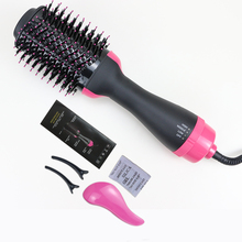 one step hair dryer and volum electric hot comb fast dry hair blow comb popular negative ion protect hair make style brush dryer 2024 - buy cheap