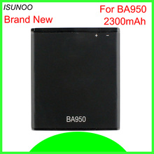 Isunoo-bateria ba950 para sony xperia zr pçs/lote, bateria de substituição com 10 tamanhos, 2300mah, m36h, c5502, c5503, dogo, para xperia a, ab-0300 2024 - compre barato