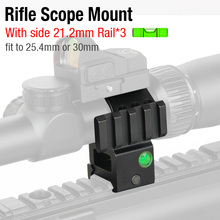 PPT 25.4mm-30mm rifle scope Rail mounts with BUBBLE LEVEL Picatinny Scope Mounts Accessories Fits 21.2mm Rail GZ240205 2024 - buy cheap