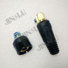 5 conjuntos de Trafimet Estilo Cabo Conector plug + estilo Euro 35-50 conector do soquete, plug macho e fêmea 2024 - compre barato