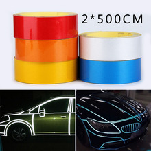 0.2*5m reflective car stickers warning reflectors tapes for motorcycles bicycles road traffic facilities automobiles decorative 2024 - buy cheap