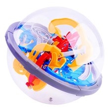 YETAA стереоскопический лабиринт Rolling Ball головоломка игра игрушки 3D волшебный лабиринт шар Интеллектуальный лабиринт мяч Ранние развивающие детские игрушки 2024 - купить недорого