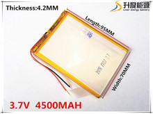 Batería de litio de 427095 mAH para tableta pc, batería de polímero de litio de alta calidad para Tablet de 4500, 9 pulgadas, 7,8 V, 3,7 2024 - compra barato