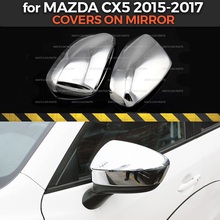 Funda protectora para Mazda CX 5 2012-2014, espejo sin señal de giro, moldeado cromado de plástico ABS, decoración, ajuste de estilo de coche 2024 - compra barato