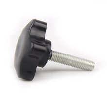 2pcs M12 plum handles white zinc pentagonal screws bolt home decoration bolts hand screw bolts 40mm-60mm length 2024 - buy cheap