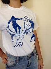 В картина с танцами в винтажном стиле футболка унисекс Tumblr гранж эстетику Графические футболки милый забавный графический уличной моды стиль арт блуза рубашка 2024 - купить недорого